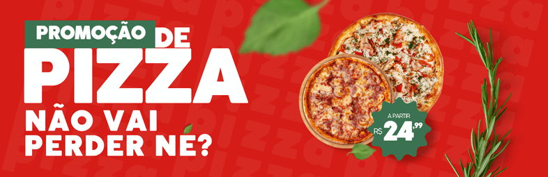 pizzas na promoção