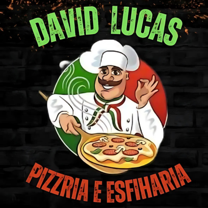 Logo Pizzaria David e Lucas