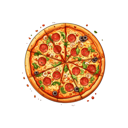 Pizza Alho com Mussarela